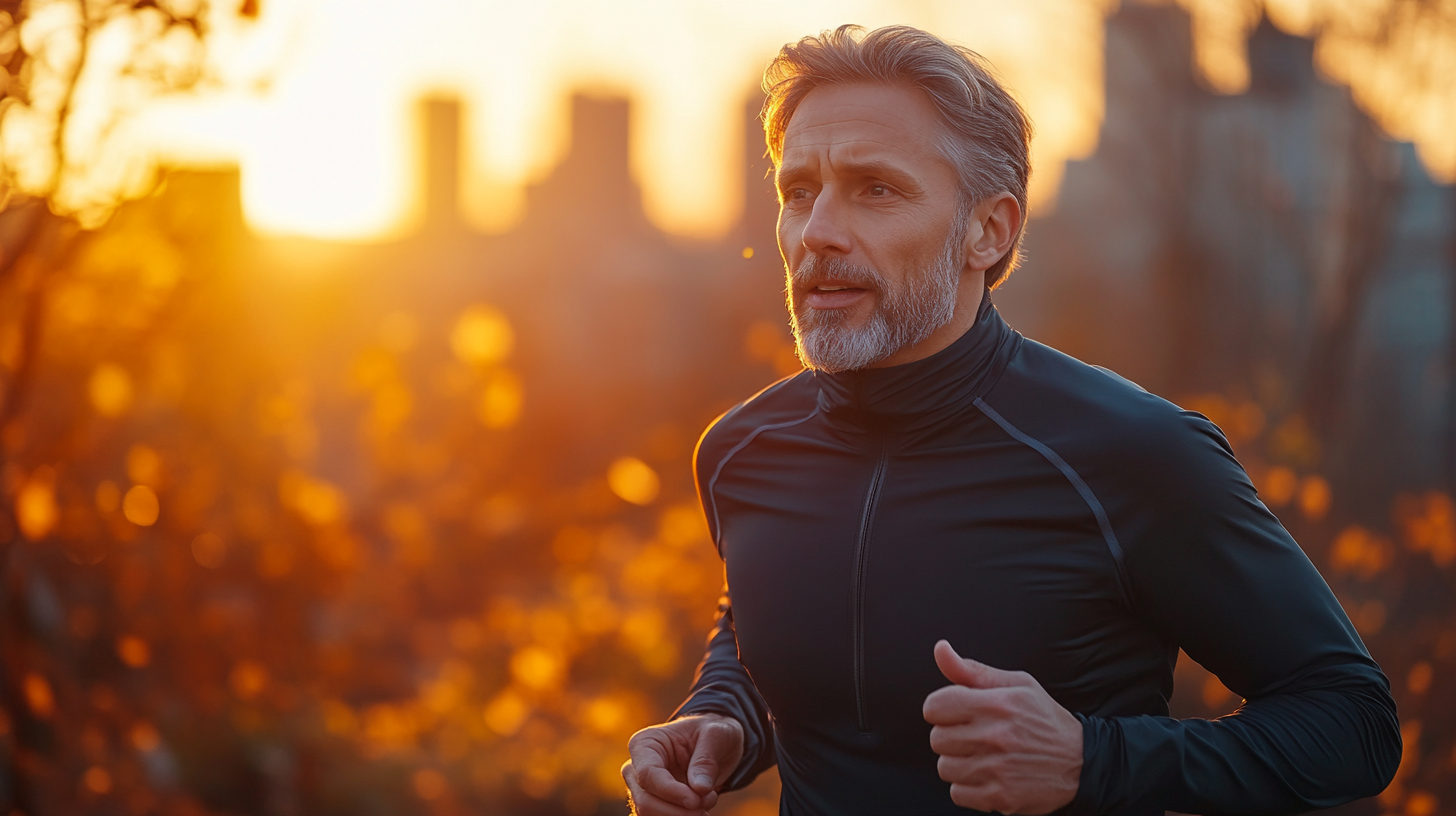 Успішний чоловік працює в офісі